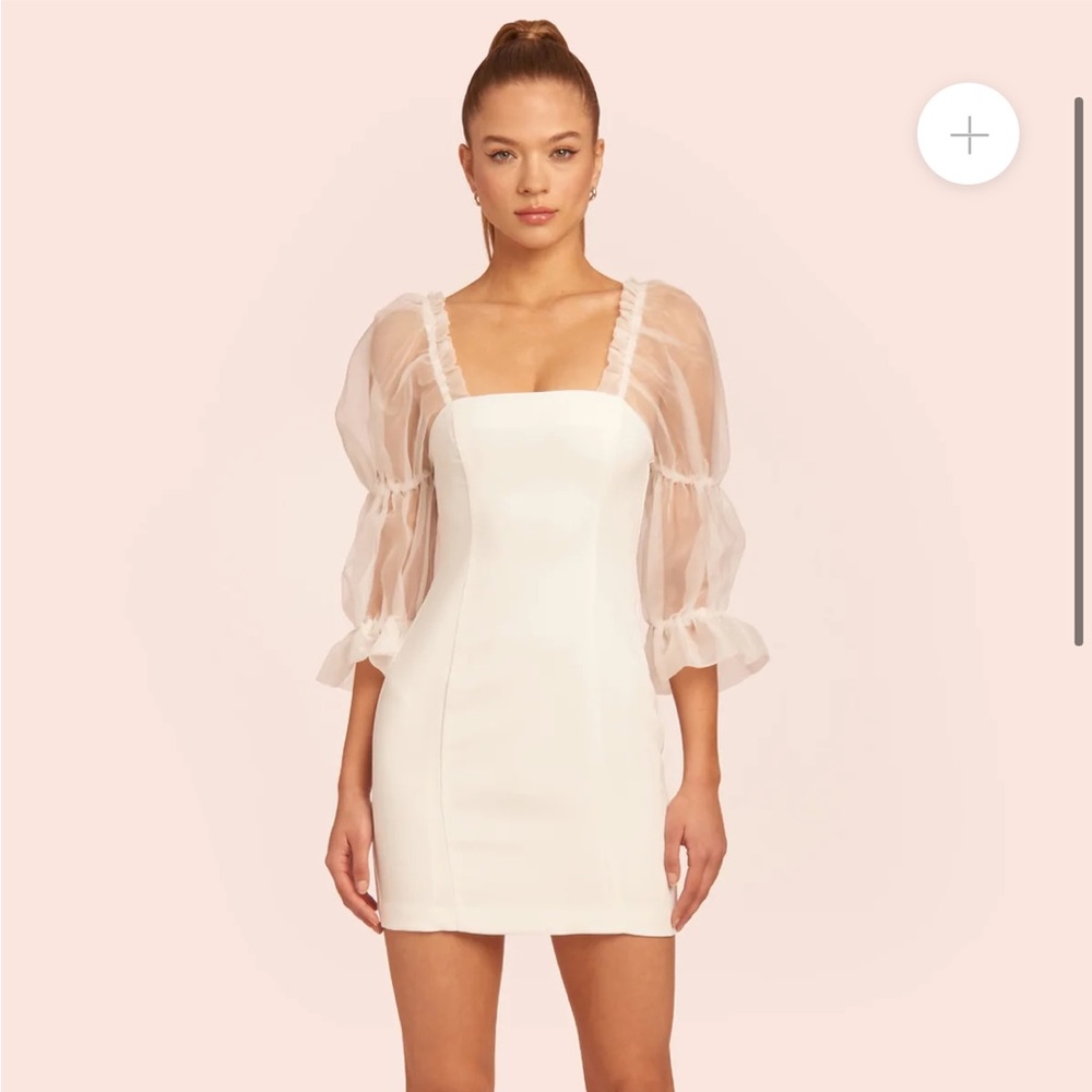 Amanda Uprichard Tia Dress - Ivory - Large